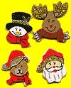 Reindeer, Bear, Santa & Snowmen