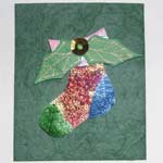 Christmas Sparkly Stocking Topper