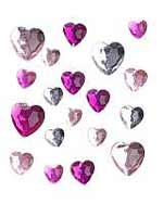 Self-Adhesive Hearts - Pinks