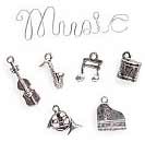 Wire Word 'Music' & Charms