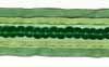 Dark Green Wide Bead Trim 1 METRE