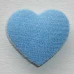 HEART Blue Fluffy Heart