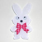 RABBIT White Rabbit Wearing Bowtie