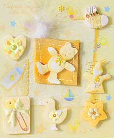 Yellow Bear - 3D Decoupage Stickers