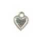 Heart - Mini Zig Zag Heart Charm