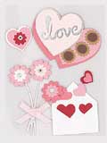 Valentine's Love & Envelope Stickers Valentine's Love & Envelope Stickers