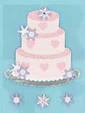 Pink Wedding Cake