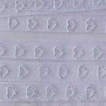 Glittering Hearts White Ribbon 1 METRE