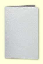 Silver Linen Blank Card 114X178mm & Envelope