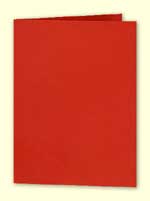 Deep Red Card 150x203mm & Envelope