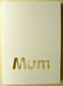 Mum Aperture Lemon Card & Envelope 7x5