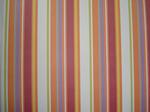 Orange, Yellow, Green Stripes Scrapbooking Paper 12x12"