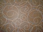 Chocolate Brown & Pink Swirls Scrapbooking Paper 12 x 12"