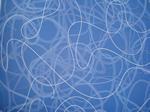 White & Blue Swirls Paper