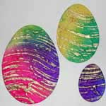 Diecut Easter Eggs Mixed Pack of 10