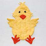 CHICKS: Yellow Chicken Diecuts pack of 2