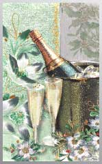 Dufex Champagne Wedding Printed Picture