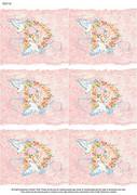 A4 Doves & Rings x 6 - Decoupage Paper