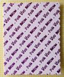 Deckled Panel - For You Mum Purple Foil Printed Deckled Panels