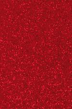 Self-Adhesive Deep Red Glitter Paper A4