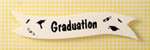 Banner - Graduation Cream & Black Banner