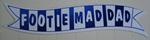 Banner - Footie Mad Dad Navy Banner