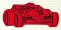 Racing Cars pack of 5 - Red