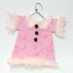 Fluffy Coat Topper Pink