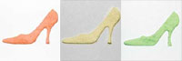 High Heel Shoes - Pastel