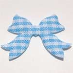 Mini Gingham Blue Bows