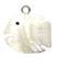 Fish - A White Coral Fish Charm