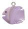 Fish - A Lilac Coral Fish Charm