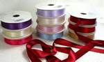 Wide Burgundy Satin Ribbon