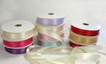 Wide Ivory Satin Ribbon