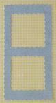 Deckled Double Frames - Glitter Light Blue