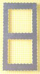 Deckled Double Frames - Silver