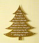 Verse - Hope you enjoy... Gold & White Xmas Tree Verse