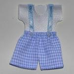 BABY BOY Blue Dungarees Embellishment