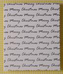 Xmas Panel - Glistening White & Silver Merry Christmas Panel