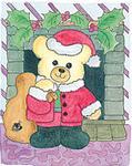 A4 Santa Bear x 4 - Decoupage Paper