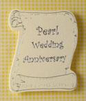 Verse - Pearl Wedding Anniversary Scroll