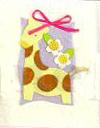 Giraffe Cute Topper Card