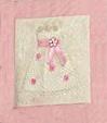 Pink and White Wedding Dress Topper Card Pink and White Wedding Dress Topper Card