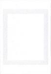 White Glitter Rectangle Card & Envelope