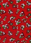 Self-Adhesive A4 Snowmen Fabric Design