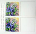 Design a Blue Flower Decoupage Topper