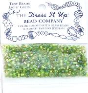 Green Glass Beads