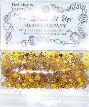 Yellow Glass Beads