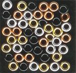 60 Metallic Autumn Eyelets