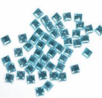 Star Buy: Pale Blue Square Rhinestones 50 per pack